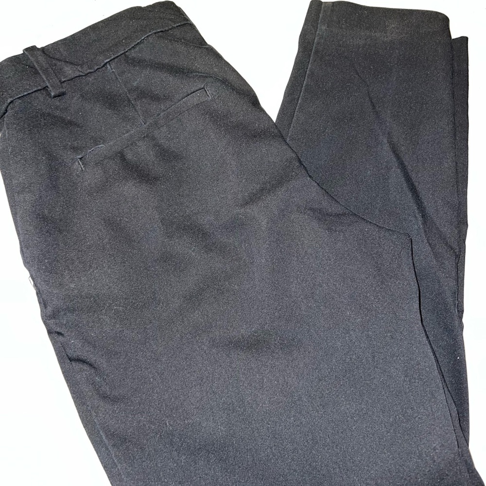 H&M Black Ankle Cropped Pants Slim Fit